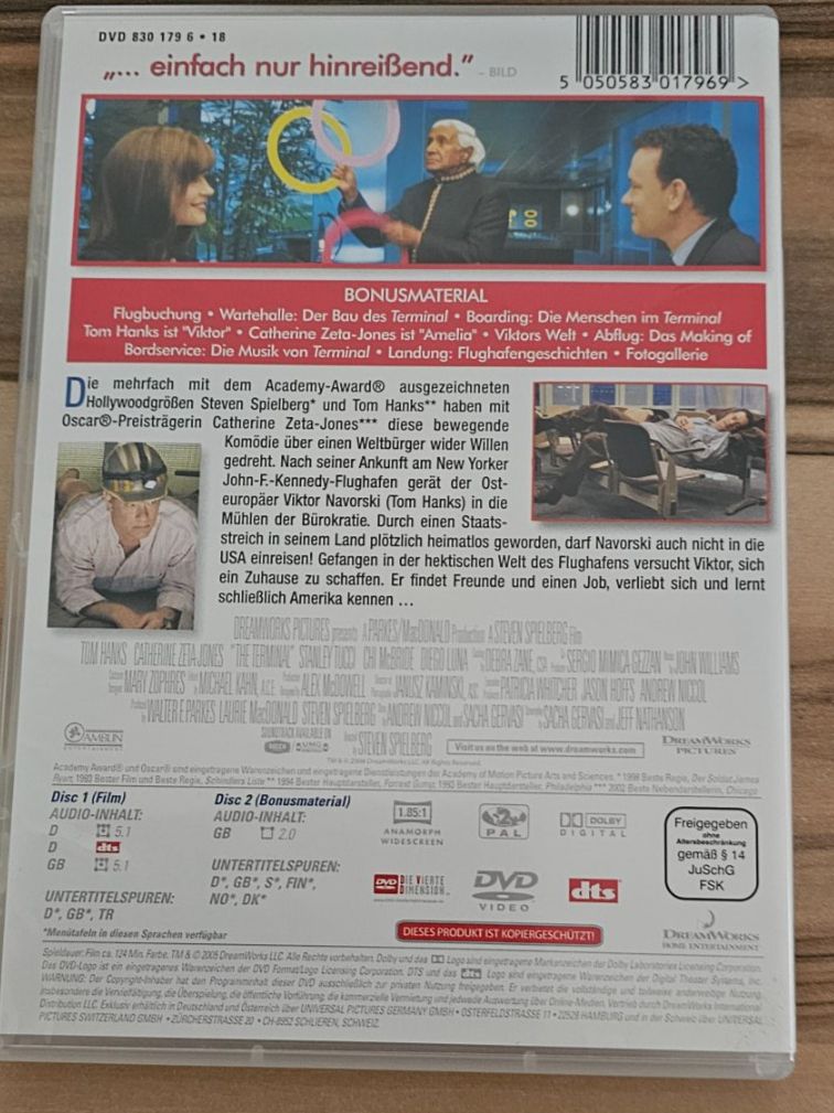 Alle DVDs: TERMINAL mit Tom Hanks/ 2 DVD – Gebraucht aus Geuensee von jes_9xyk 1