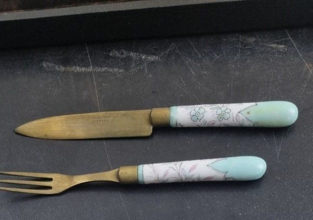 Bestecksets: Jugendstil Obstmesser Forestier a Geneve – Gebraucht aus Flums von  1