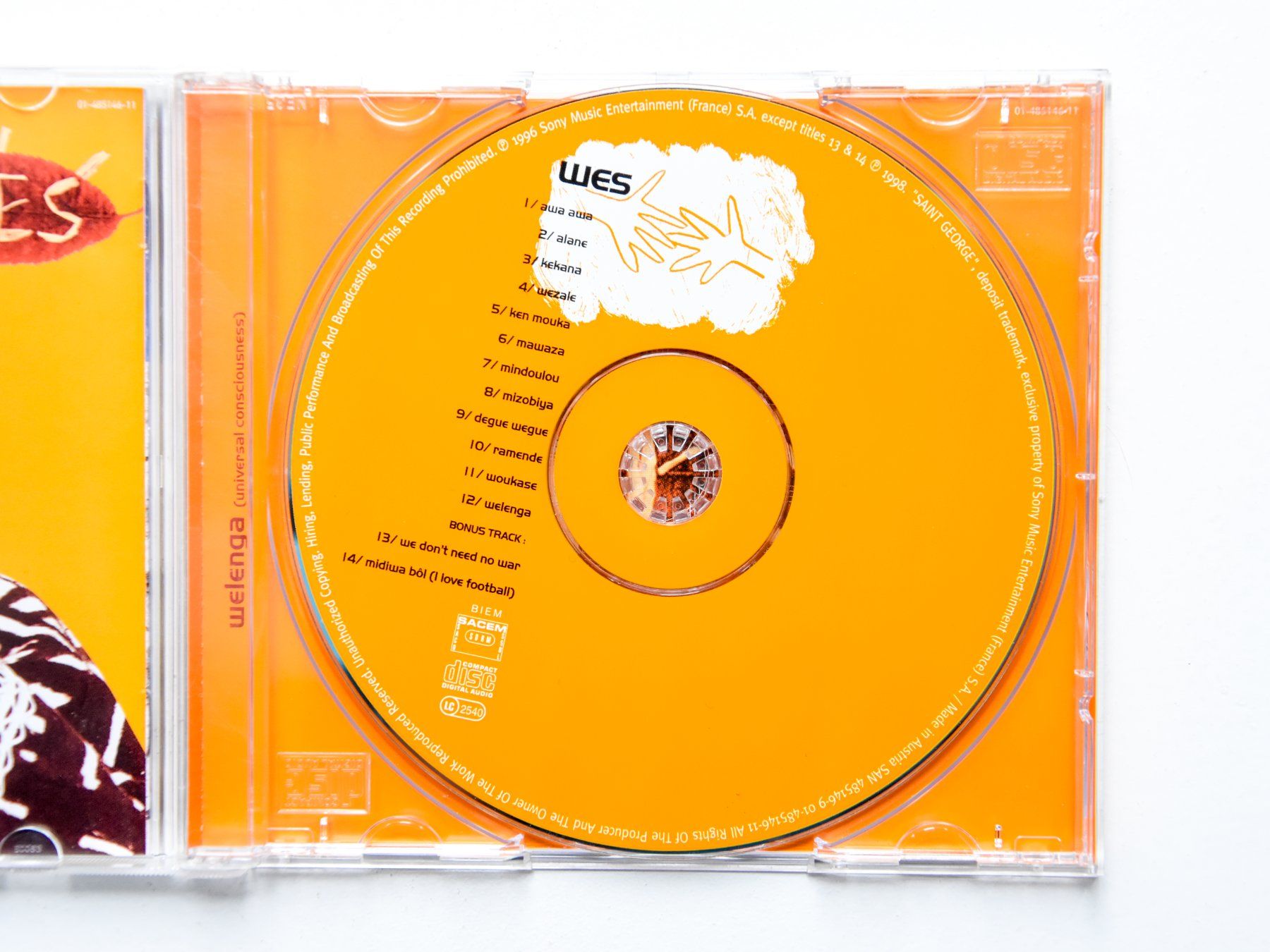 CDs: Wes ‎- Welenga – Gebraucht aus Belmont-sur-Yverdon von ag97 1