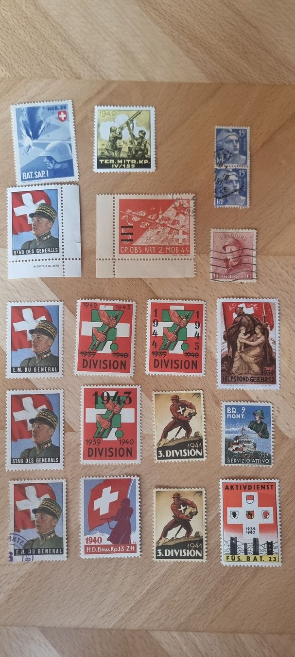 Alle Briefmarken: francobolli svizzeri militari e storici – Gebraucht aus Altdorf UR von Adeleiro 2