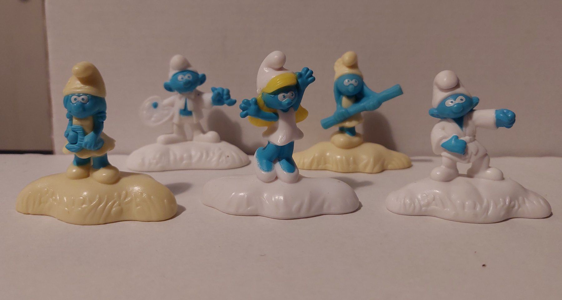 Mc Donald's Statuette: 5 SCHLÜMPFE von McDonalds, 2017 – Usato da Immensee venduto da Djinny