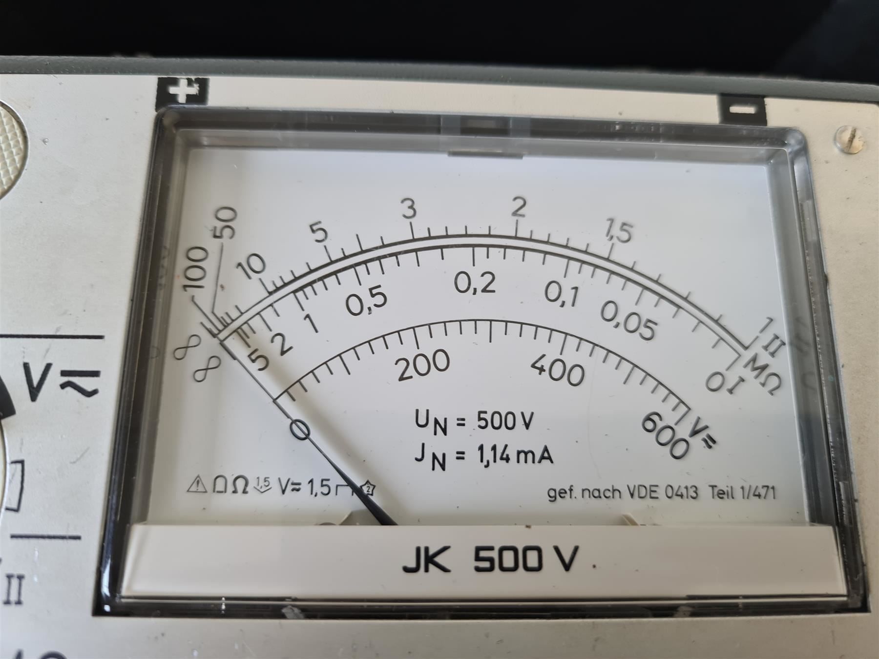Accessori da laboratorio: Vintage ABB Isolationsmesser JK 500v – Usato da Niederdorf venduto da LeptonAG_Labor 2