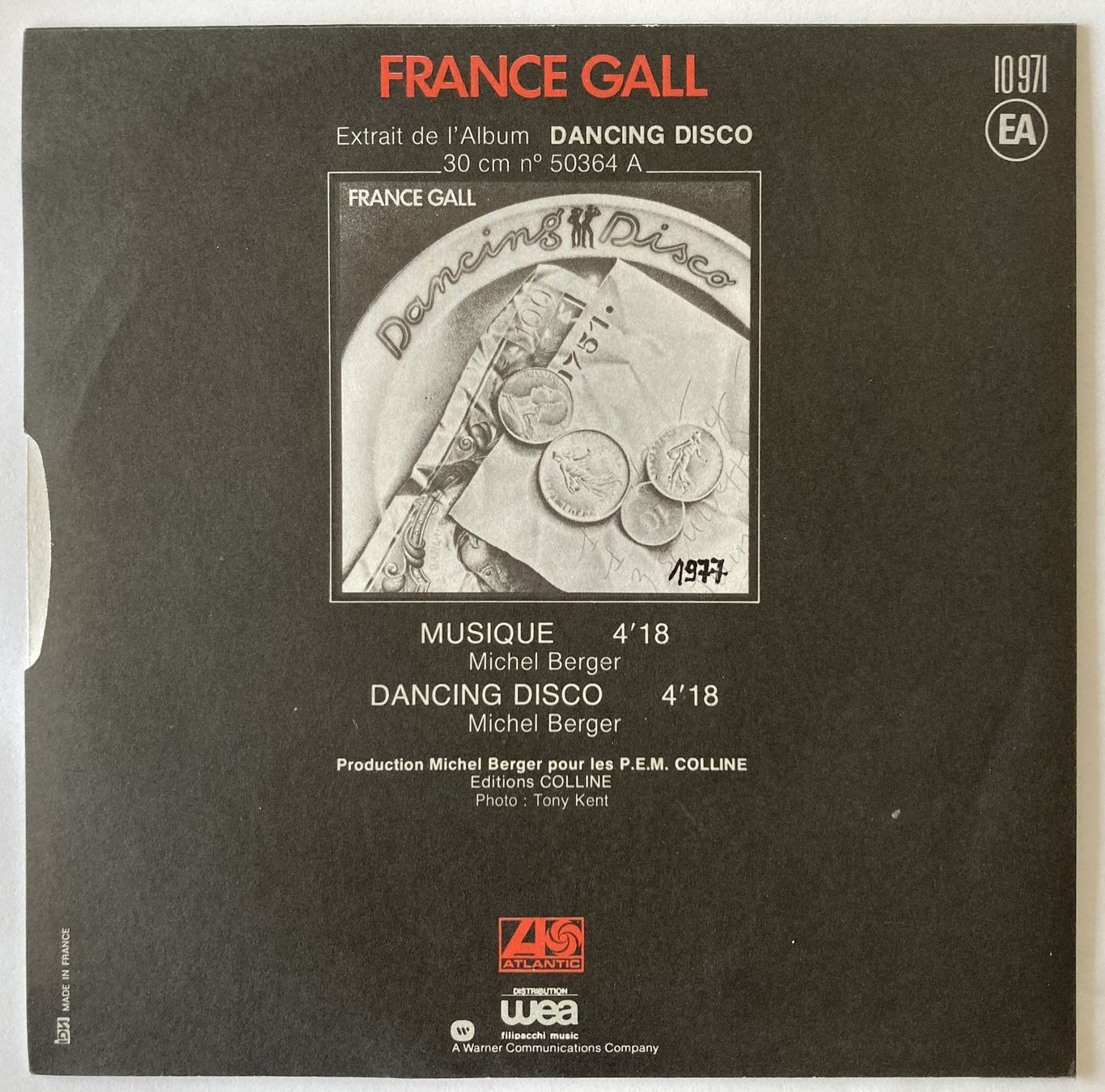 Vinyles: FRANCE GALL - MUSIQUE – D'occasion à Bottens par hotter-than-hell 1