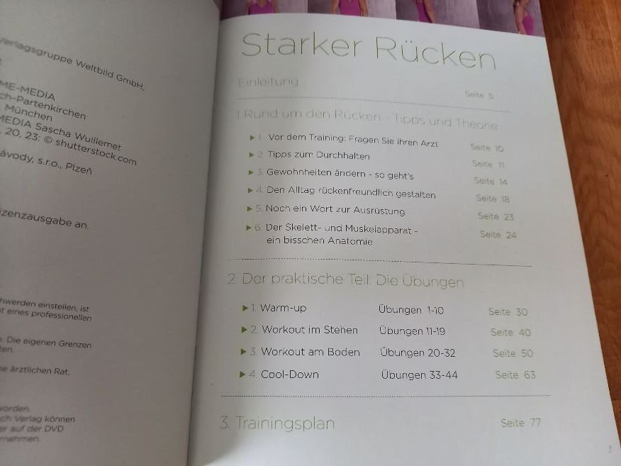Libri: Starker Rücken Personal Training mit DVD – Usato da Ziegelbrücke venduto da Mysecret 3