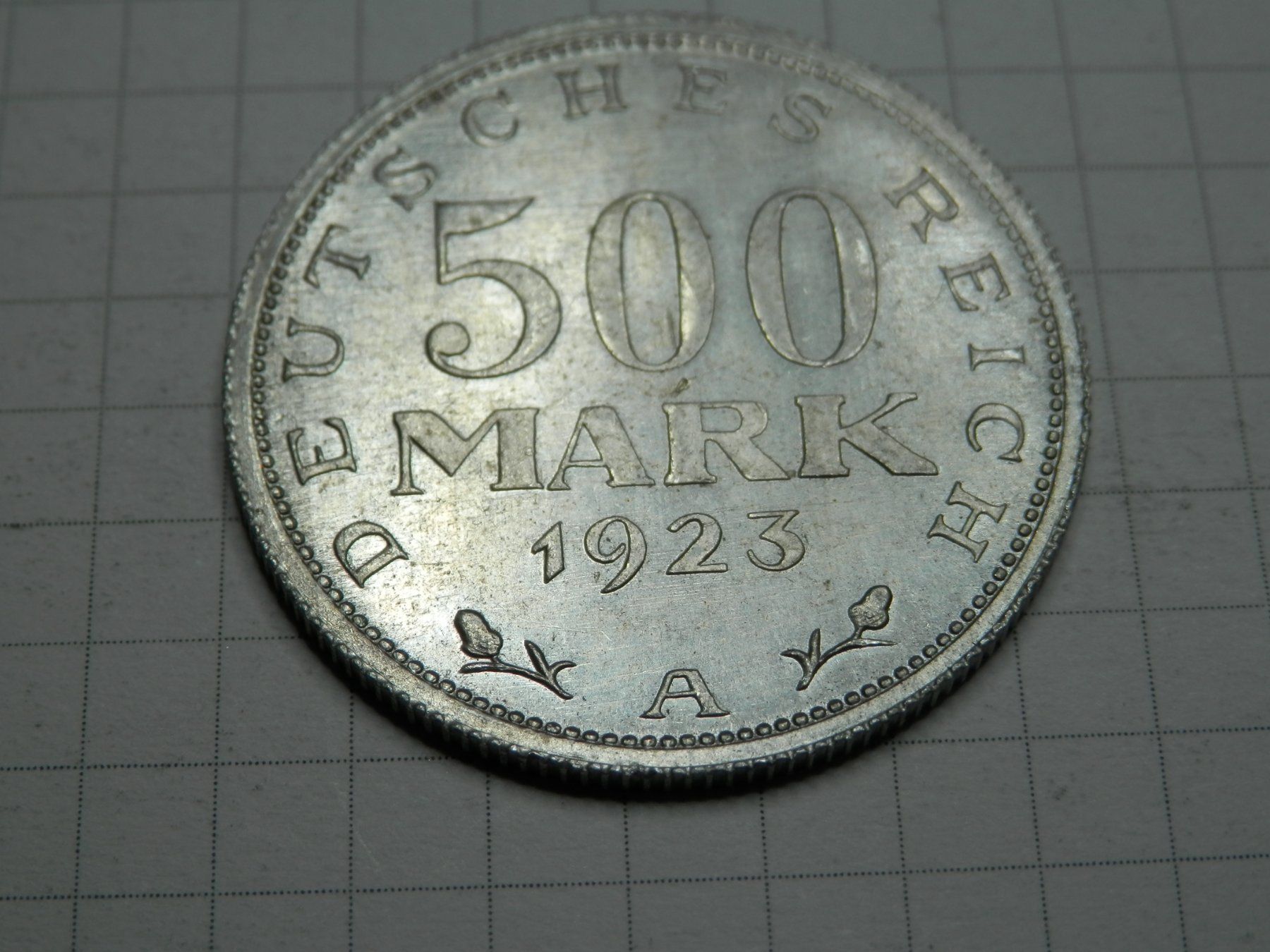 Tutti le monete: Deutschland 500 Mark, 1923 – Usato da Weiach venduto da weiach81