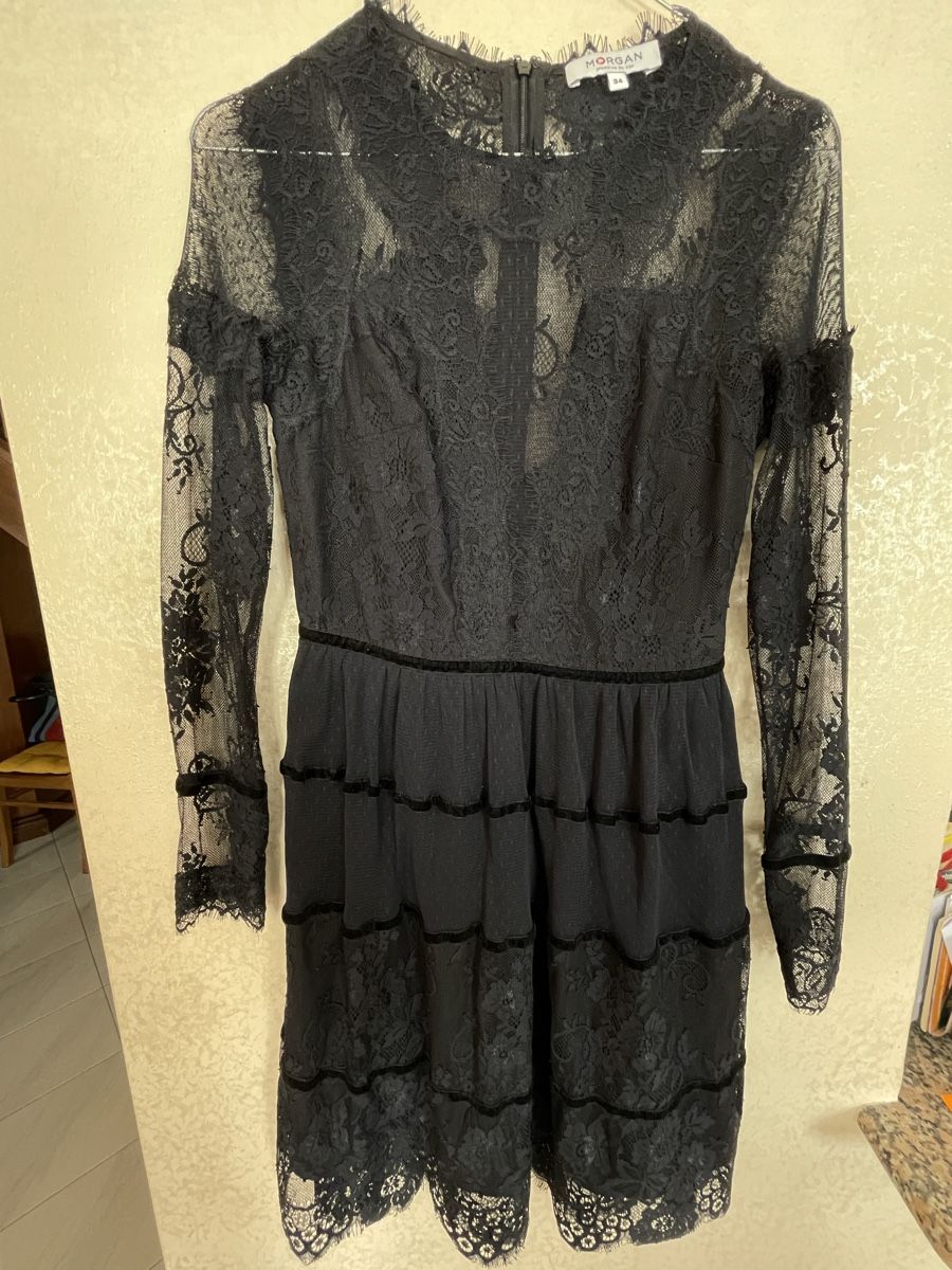 Morgan Vestiti: Morgan de toi Elegante kleid – Nuovo (secondo la descrizione) da Zug venduto da Fashionaddicted.-