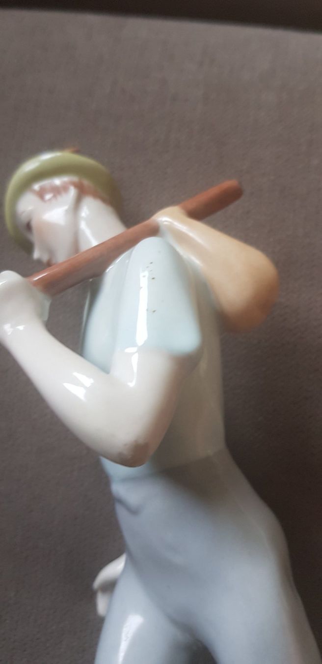 Statuette: Porzellan Figur Mann mit Gans – Usato da Gutenswil venduto da ghekko88 1