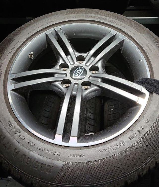 4 Kompl.Alu. Winterräder Continental 225/ 60 R 17 99H | Kaufen auf Ricardo