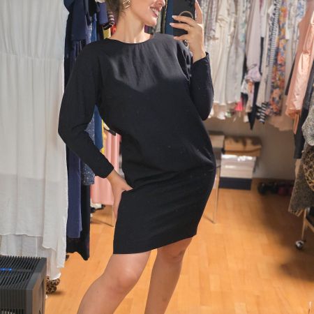 Vintage Calvin Klein Kleid Schwarz M/L