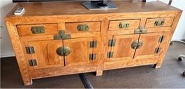 Antikes chinesisches Ulmenholz-Sideboard, Shanxi