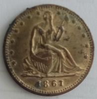 Half dollar USA 1861