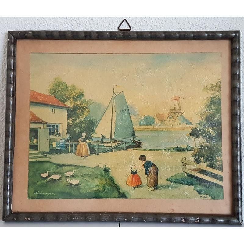 Foto & Immagini: Bild antiker Print um 1940 – Usato da Kaltbrunn venduto da Lexus3