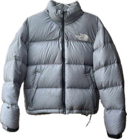 The North Face 700 Nuptse Daunenjacke Vintage grau/silber