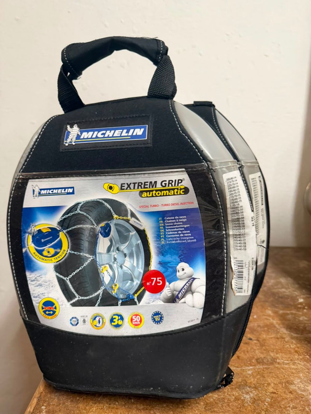 Catene da neve: Chaînes neige Michelin Extrem Grip Automatic n°75 – Usato da Basel venduto da chefantoine