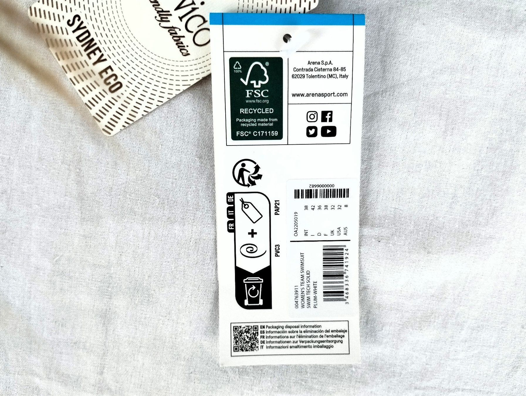 Arena Costumi da bagno & Bikini: ARENA Schwimmanzug violett Gr. 36 – Nuovo e nell'imballaggio originale da Schübelbach venduto da Restwert_Schubelbach 7
