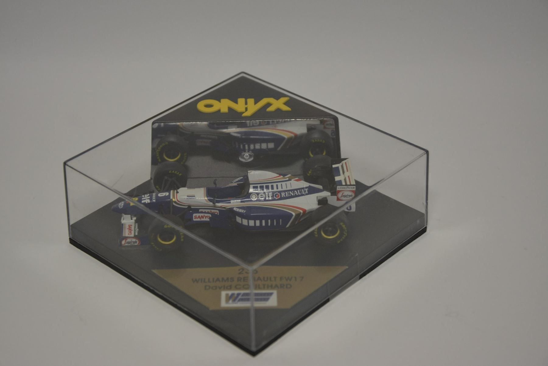 Williams Modellini d'auto: Williams Renault FW17 D. Coulthard 1:43 – Nuovo e nell'imballaggio originale da Goldach venduto da Feivel9