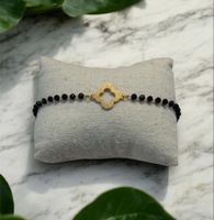Bracelet en acier inoxydable et en perle