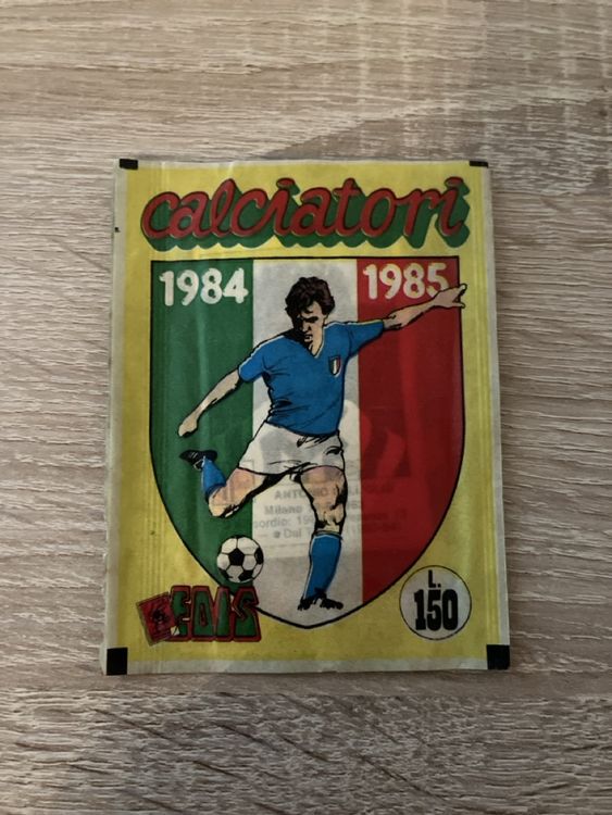 Sticker Zico Udinese #304 Calciatori 1984/85 – EDIS Figurine – Parfait état Non Collé