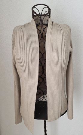 Dsmen Strickjacke,beige,Gr.XL