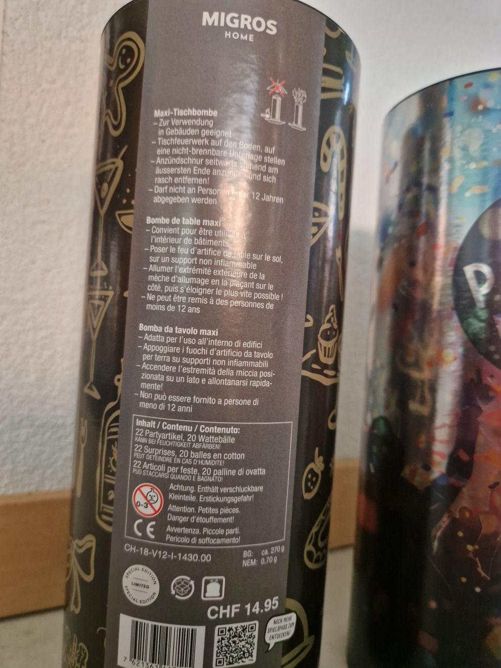 Toutes les décorations: Lot de 3 Bombes de table Maxi - Migros – Neuf avec emballage d'origine à Villars-sur-Glâne par Mark_988 3