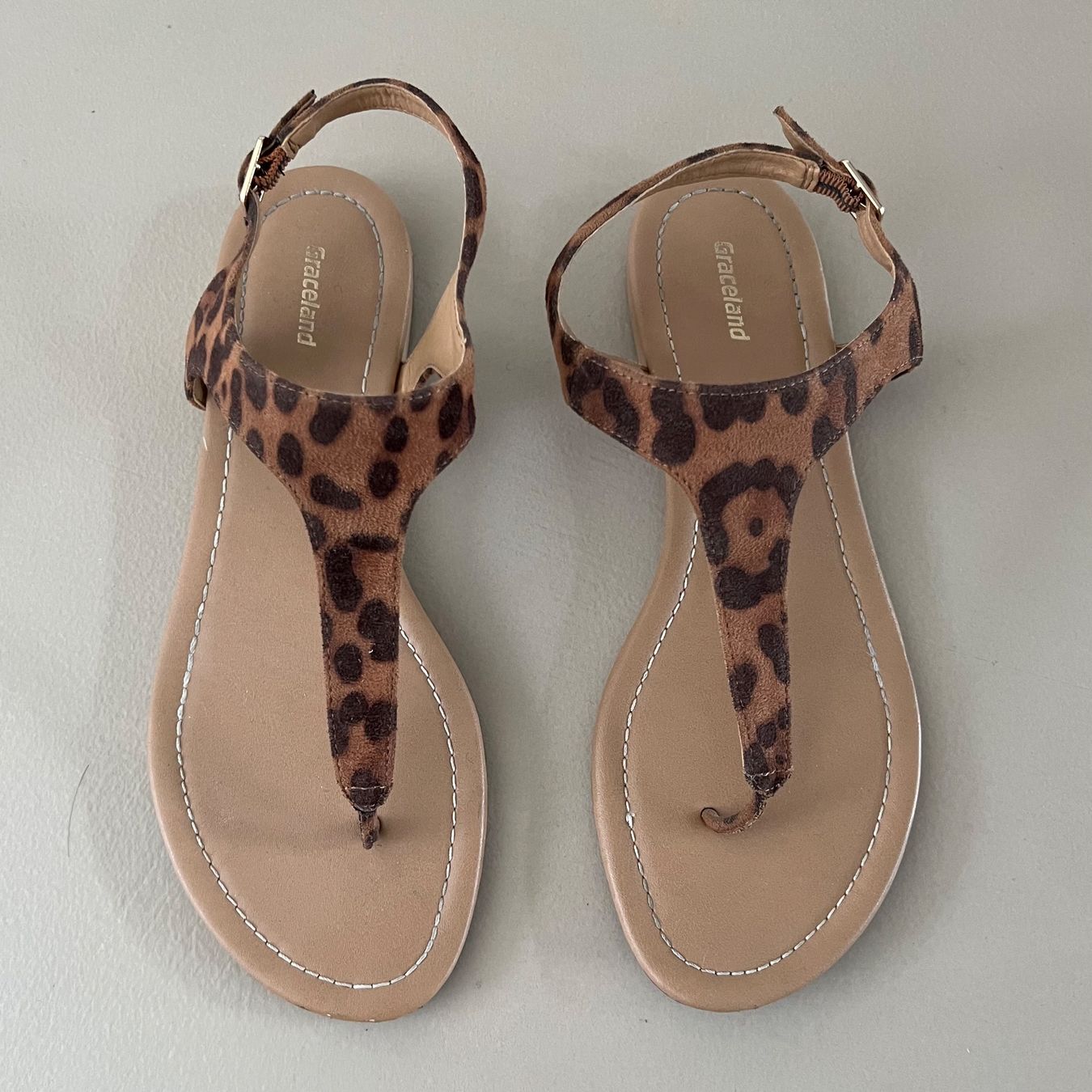 Graceland Scarpe da donna: GRACELAND Sandalen leomuster 🤎 – Usato da Zürich venduto da ClosetQueen