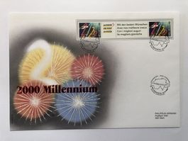 FDC Grossbrief 2000 Millennium 1999 ET