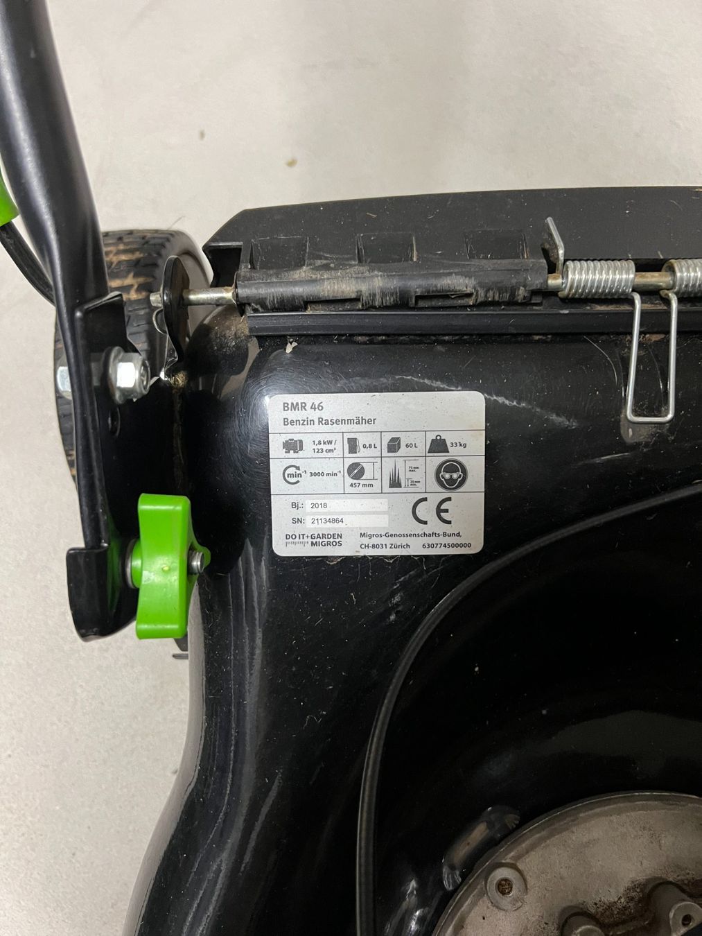 Migros Tagliaerba: Rasenmäher BMR 46 – Usato da Biel/Bienne venduto da tjs_lanz16 2