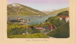 Spiez - Thunersee und Alpen + c1910