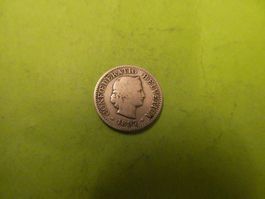 Schweiz 1897, 5 Rappen