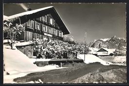 Oberwil i. S., Hotel Bahnhof mit Umgebun