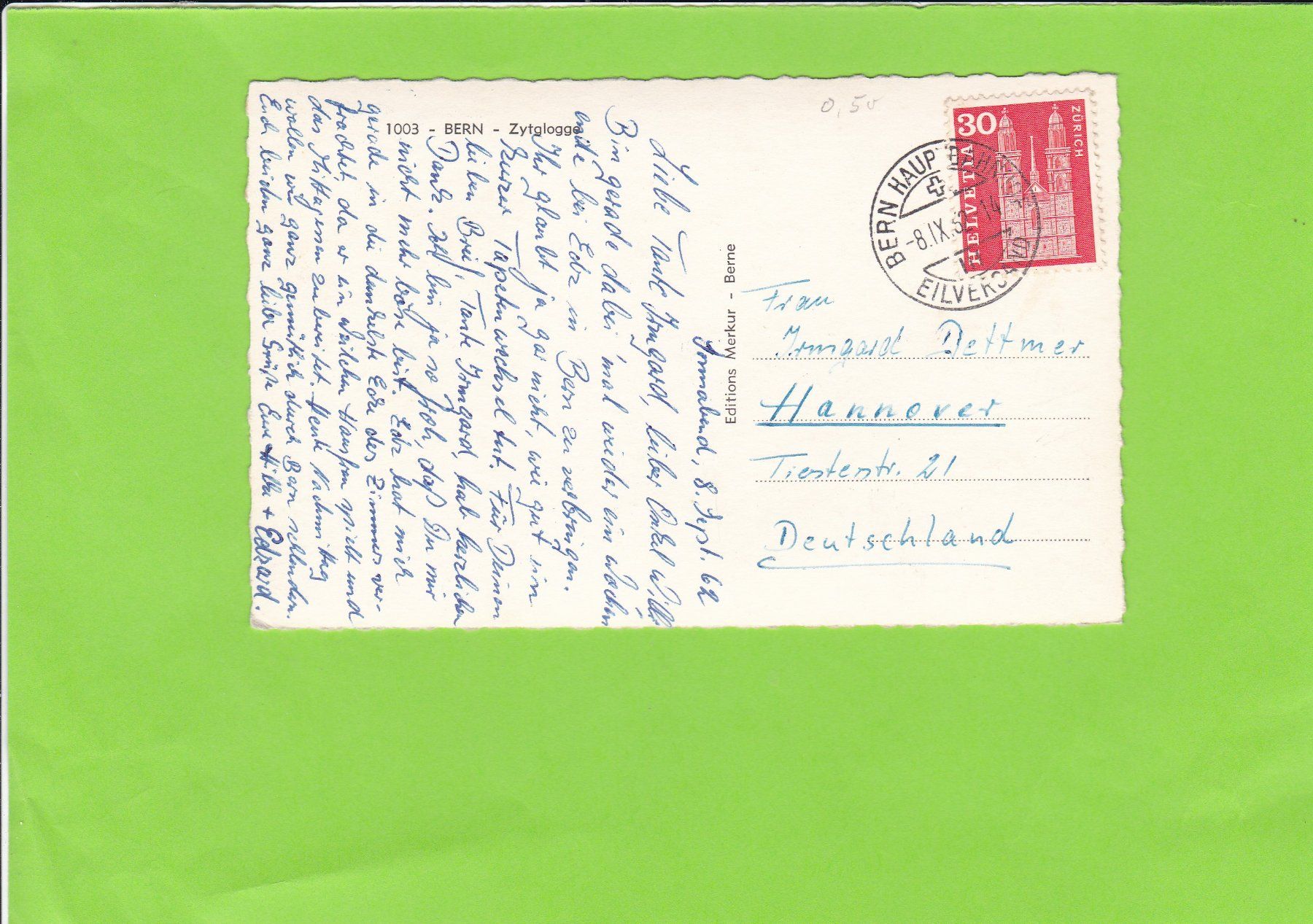 Cartes postales: Bern-Zytglogge-Oldtimer-belebt – D'occasion à St. Peterzell par neckertal 1