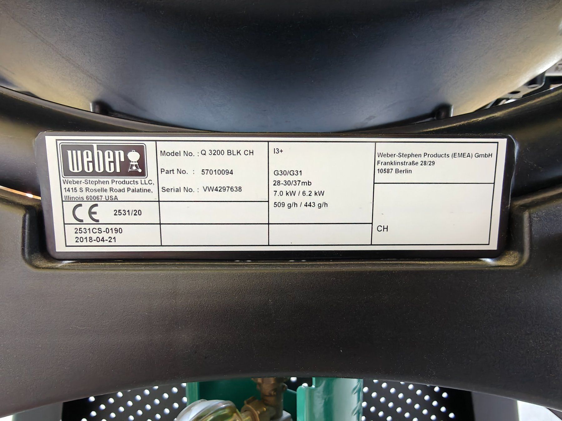 Weber Griglie: Weber Gasgrill Q 3200 7 kW – Usato da Fläsch venduto da Karbonec 4