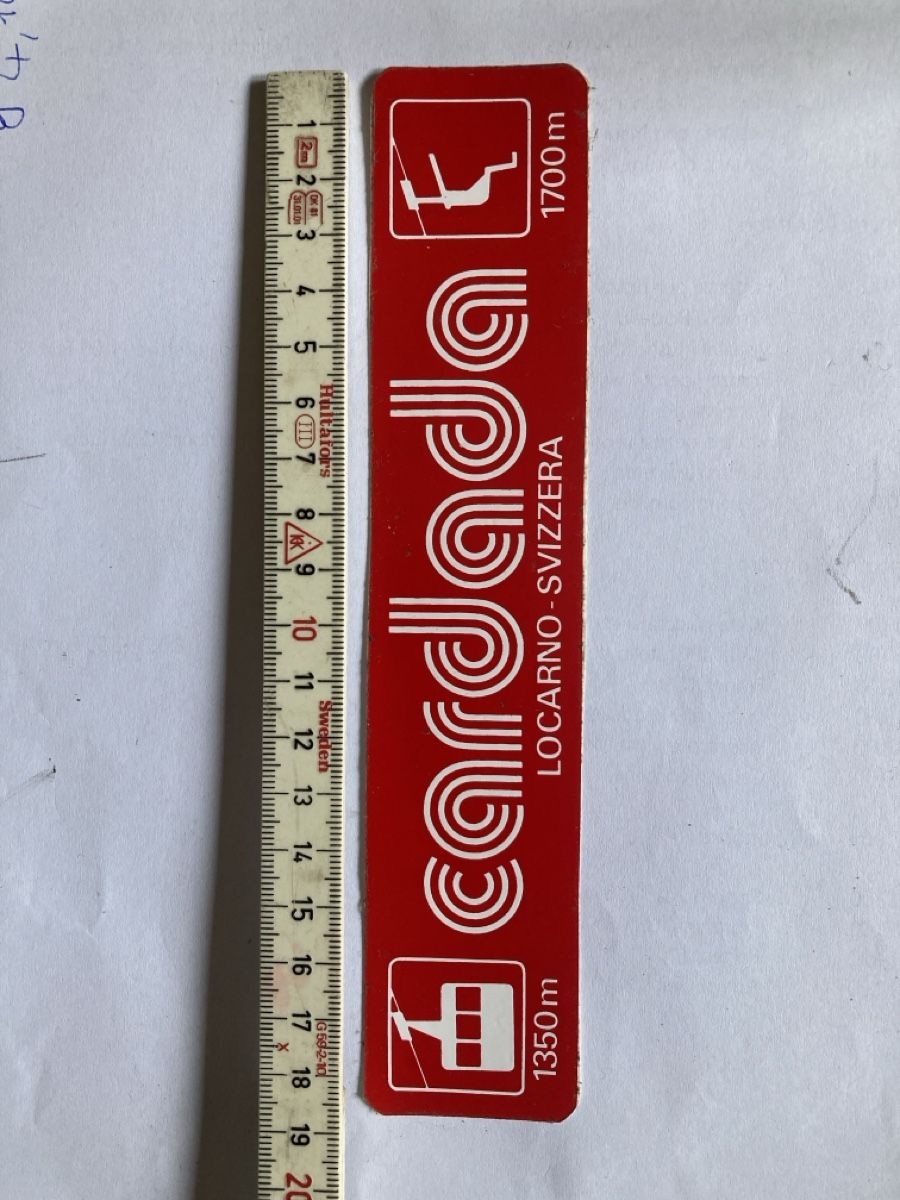 Sticker: Locarno CARDADA, Aufkleber – Nuovo e nell'imballaggio originale da Lodano venduto da mabianco 1