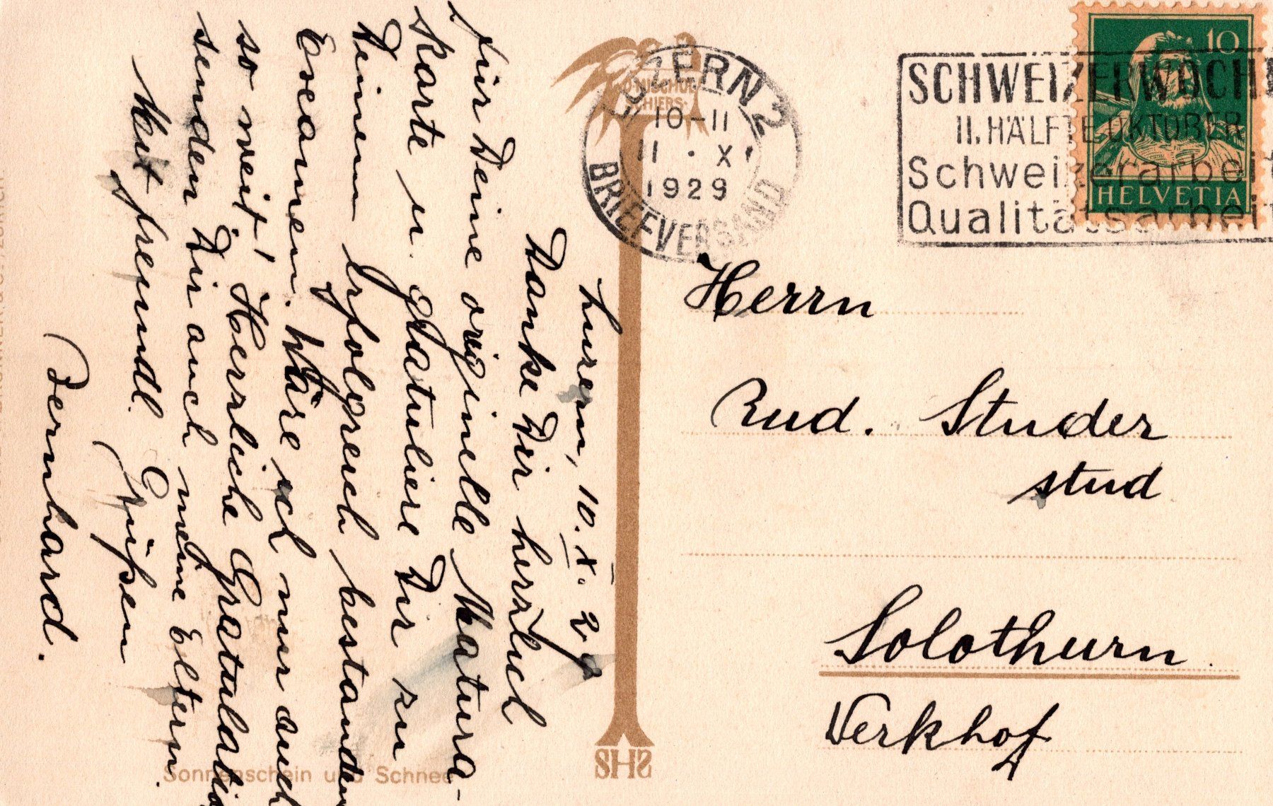Cartoline postali: 0037 - Postkarte / Ansichtskarte - Winterlandschaft – Usato da Reinach BL venduto da Boston-Verkauf 1