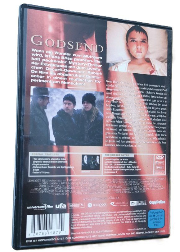 Tutti i DVDs: GODSEND  (DVD, Robert De Niro) – Usato da Wilen b. Wollerau venduto da morethanmusic 1