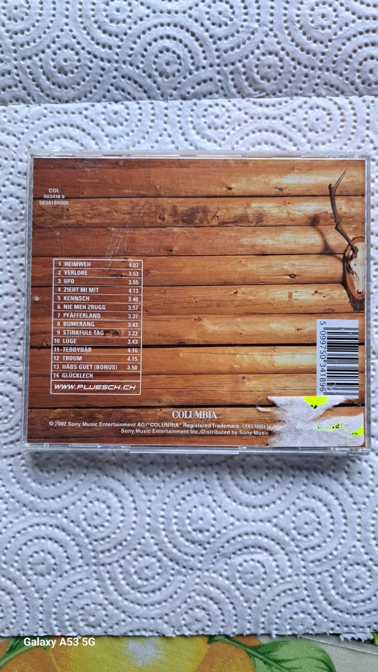 CD: "CD" von  Plüsch – Usato da Plagne venduto da Reticulum01 1
