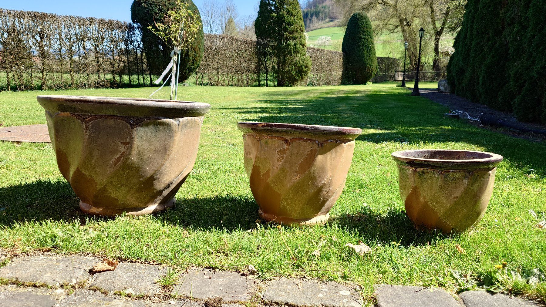 Pentole: 3er Set: Garten-Töpfe – Nuovo (secondo la descrizione) da Belp venduto da chr_kqm9