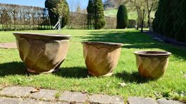 3er Set: Garten-Töpfe
