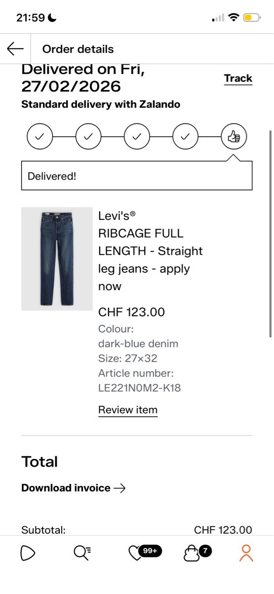 Levi's Jeans: Levi’s ribcage – Nuovo (secondo la descrizione) da Genève venduto da sar_z9b8 1