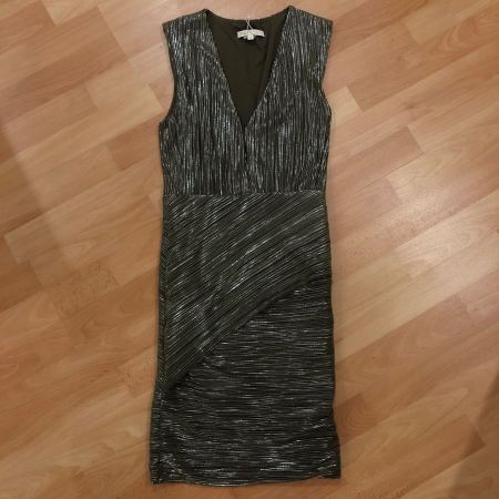 Maje Grünes Elegantes Kleid Grösse 36