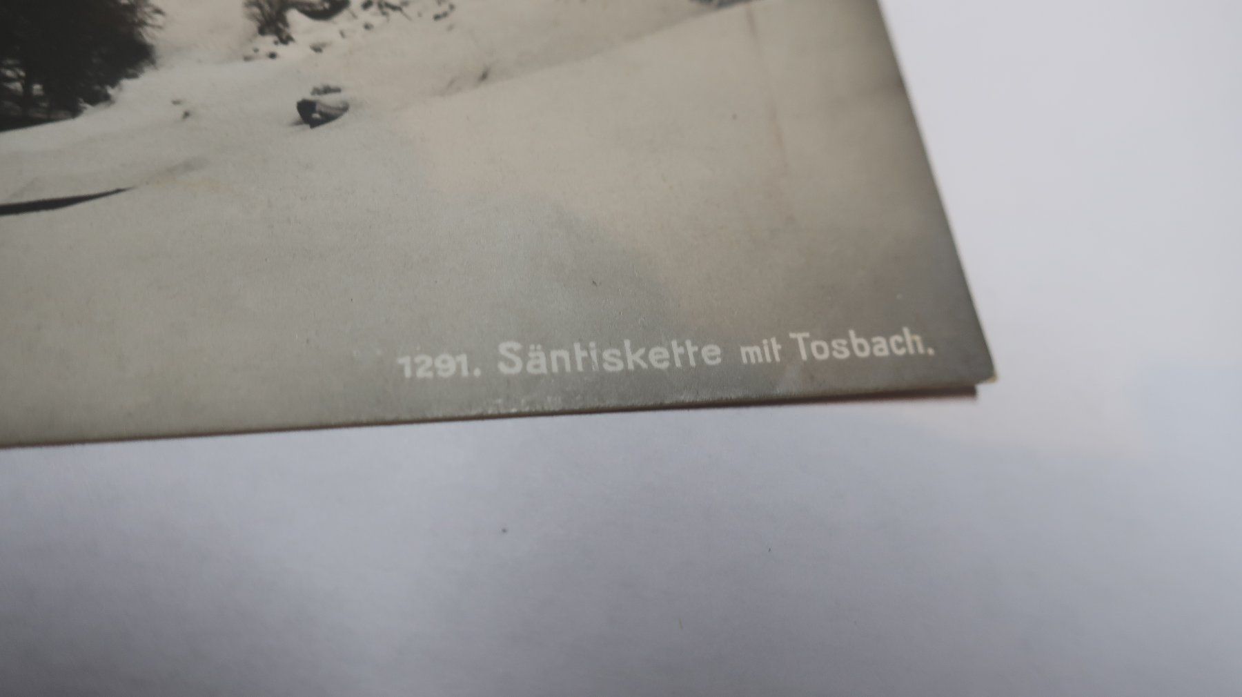 Ansichtskarten: Säntiskette mit Tosbach  1915 – Gebraucht aus Cormoret von Pascalll2001 3