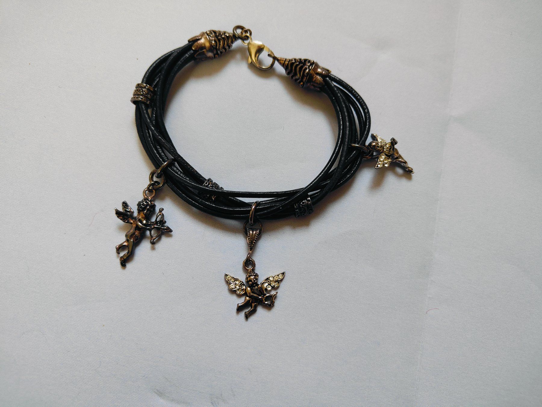 Bracciali & Braccialetti: Armband mit Engel Anhänger Silber 925 – Nuovo (secondo la descrizione) da Olten venduto da Mezopotamya