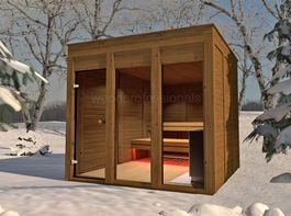 Eco Modern Sauna 2,4mx2,4 m / L005