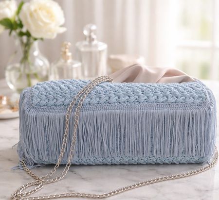 POCHETTE EN CROCHET HANDMADE 🤑SUPER SOLD