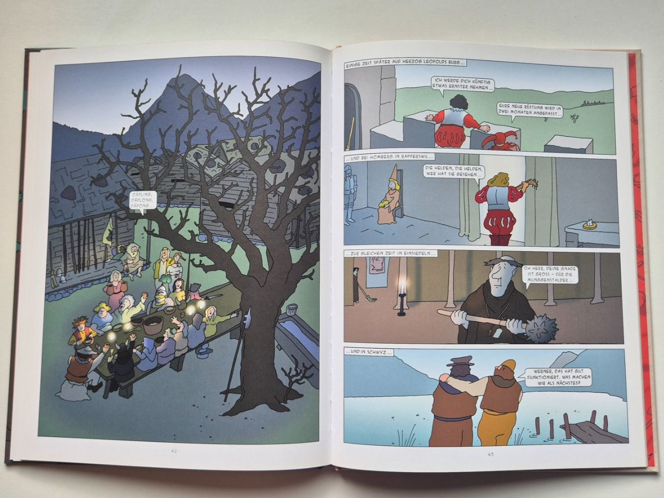 Fumetti: Die Munggenstadler am Morgarten   🦫     Schweizer Comic – Nuovo (secondo la descrizione) da Niederweningen venduto da Obson 4