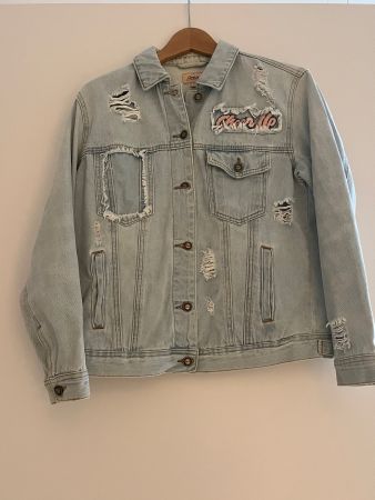 Oversized Denim Jacket von Only Gr 34