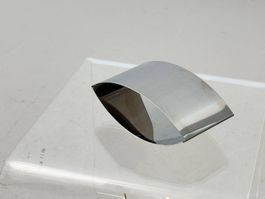 Modernistische Tintenwiege / Desk Object aus Edelstahl, 80er