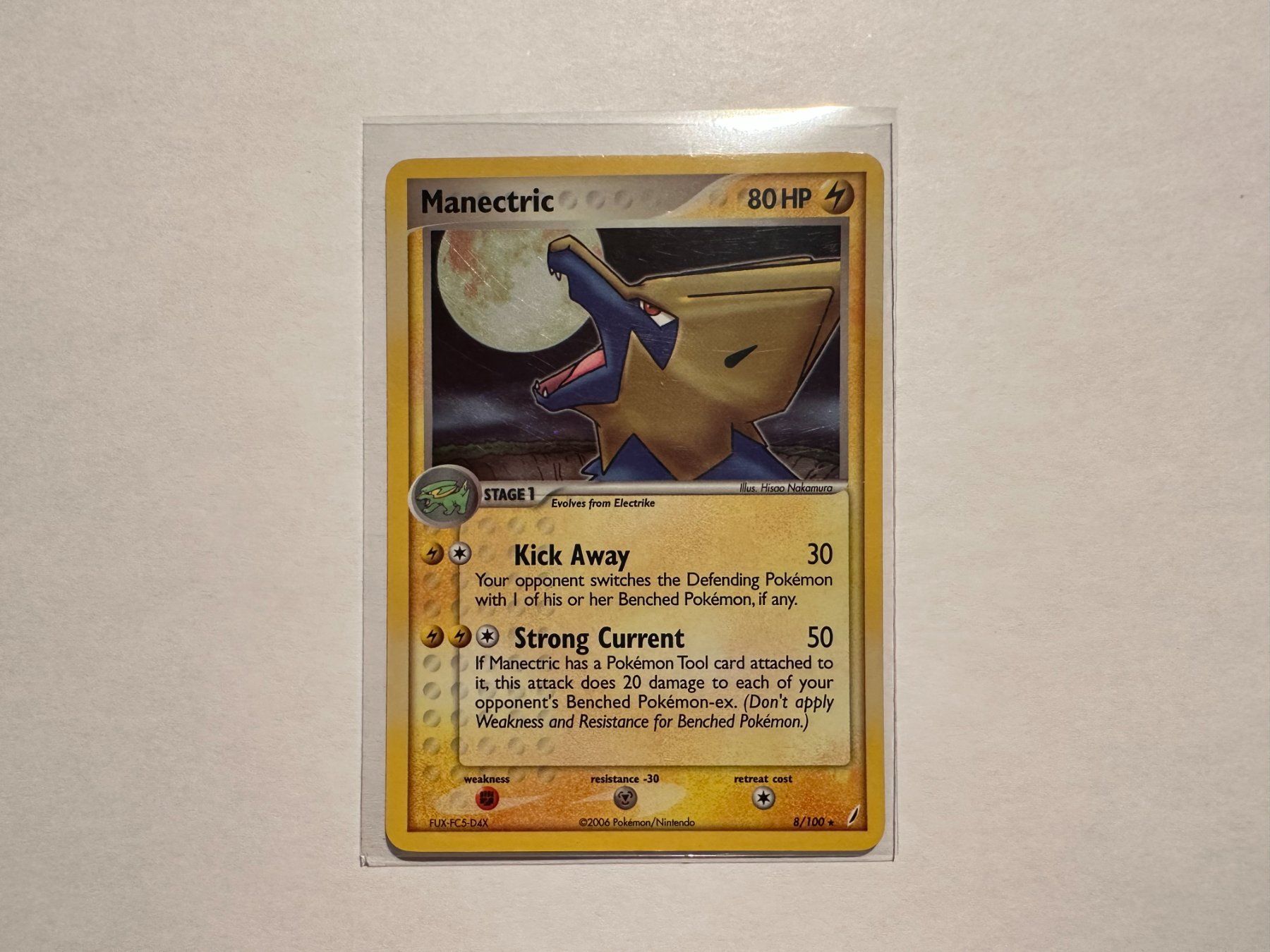 Pokémon Carte collezionabili: Manectric holo Ex Crystal Guardians EN – Usato da Hagendorn venduto da Pokecollectorch