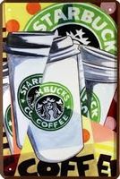 Blechschild-STARBUCKS COFFEE