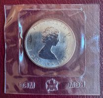 Silbermünze Maple Leaf 1988 5 Dollar 9999 1 Oz. Ab 1 Chf!